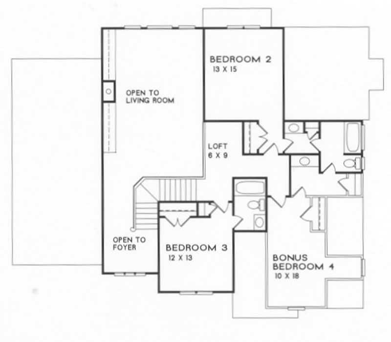 Upper Level Floor Plan