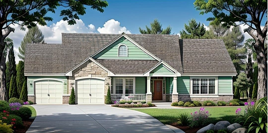 3-Bedroom, 1484 Sq Ft Country House - Plan #103-1146 - Front Exterior