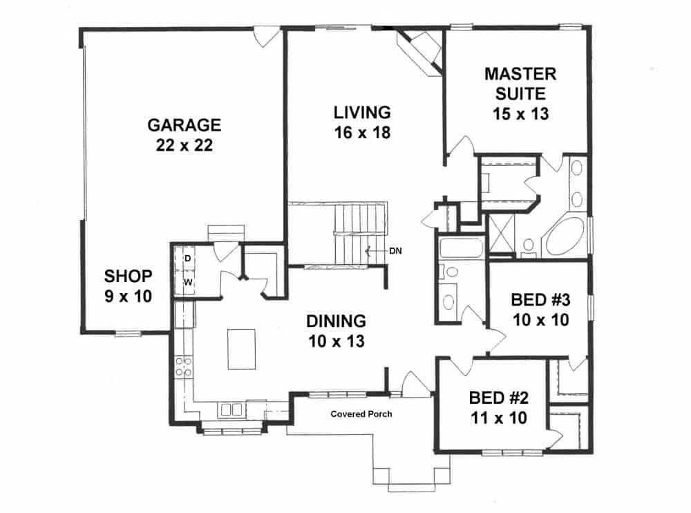 Floor Plan Main Level