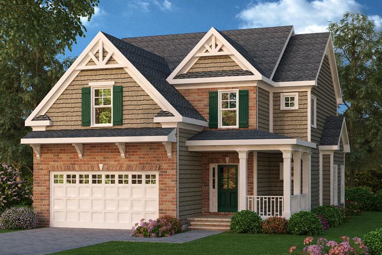 4-Bedroom, 2239 Sq Ft Ranch Home Plan - 104-1005 - Main Exterior
