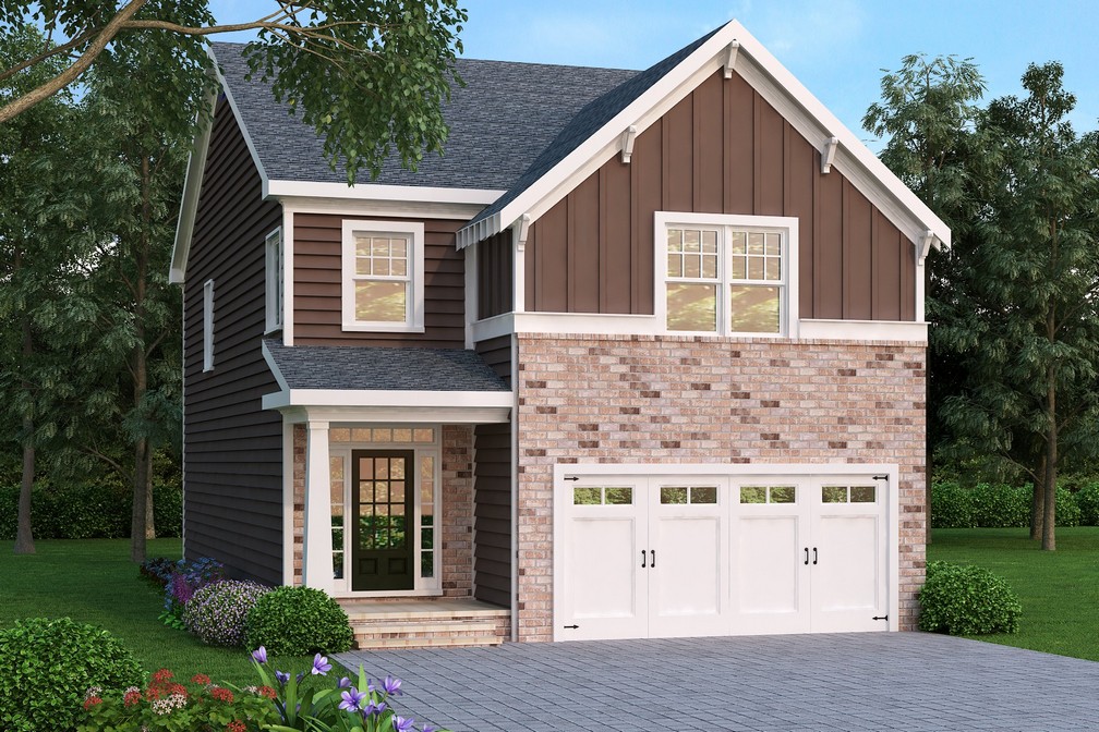 4-Bedroom, 2303 Sq Ft Traditional House Plan - 104-1157 - Front Exterior