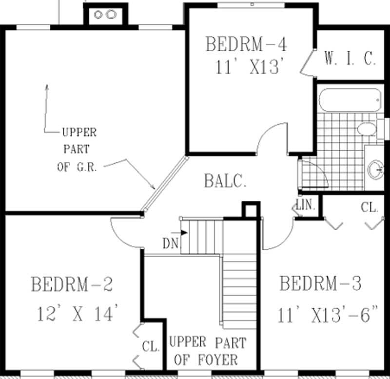 SECOND FLOOR PLAN