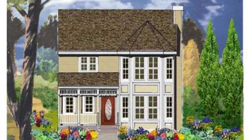4-Bedroom, 1569 Sq Ft Country Home Plan - 105-1032 - Main Exterior