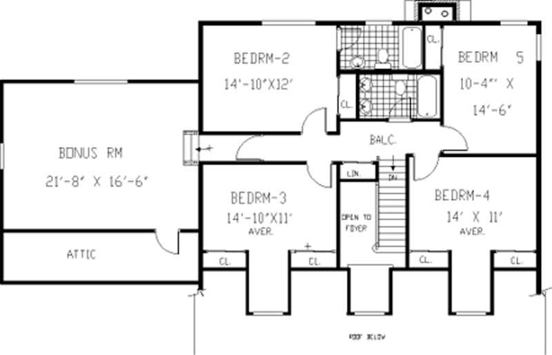 SECOND FLOOR PLAN