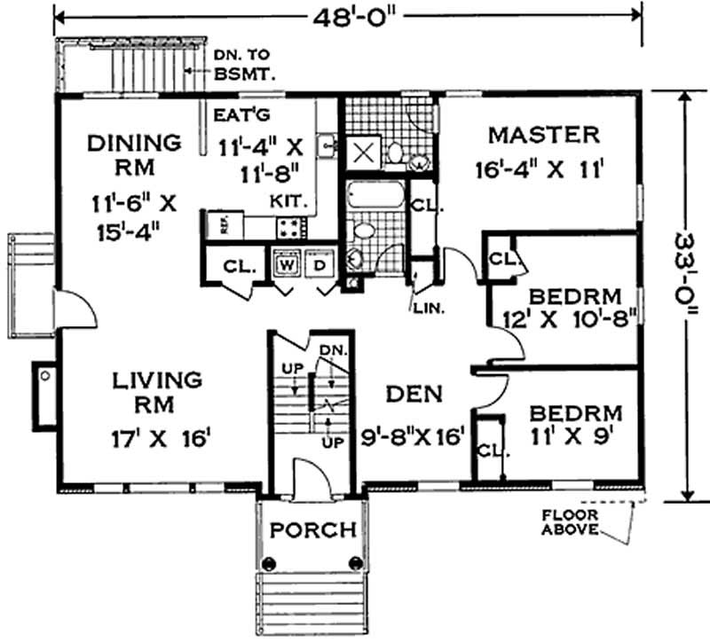 Floor Plan First Story