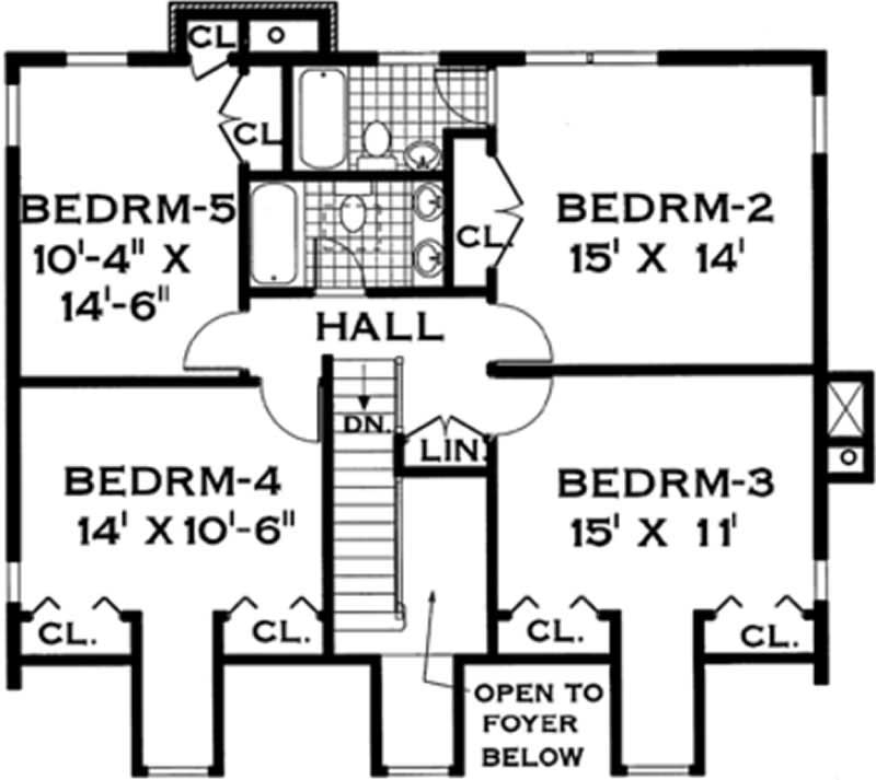 SECOND FLOOR PLAN