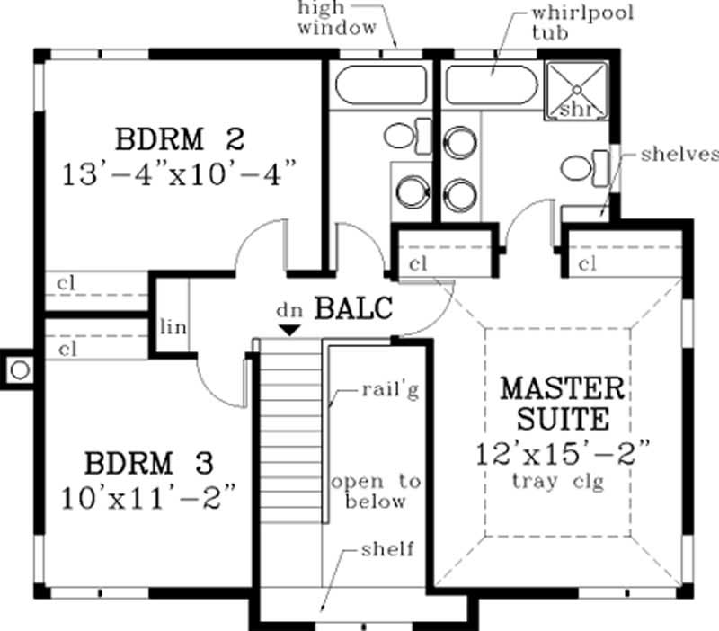 SECOND FLOOR PLAN