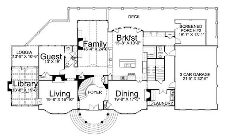 Floor Plan First Story