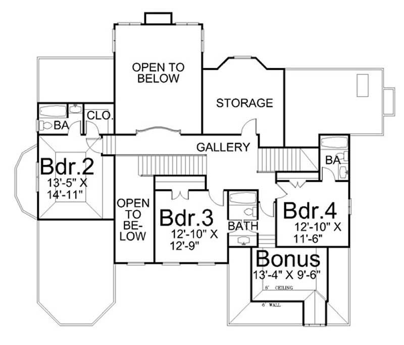 SECOND FLOOR PLAN