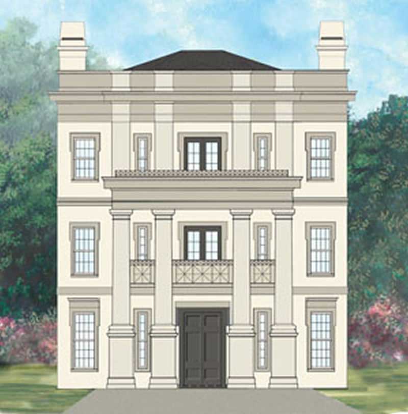 4-Bedroom, 3265 Sq Ft European Home Plan - 106-1014 - Main Exterior