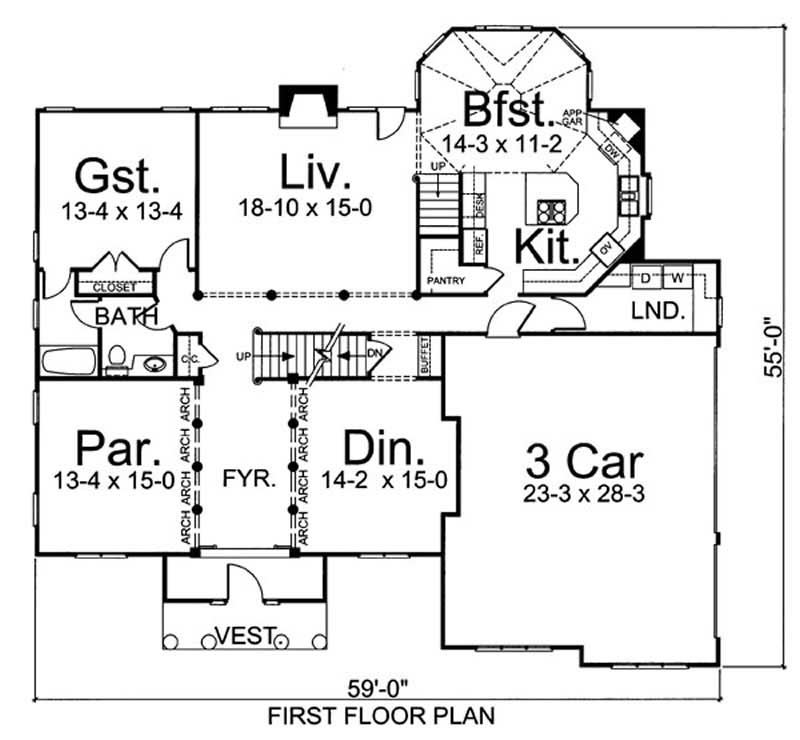 Floor Plan Main Level
