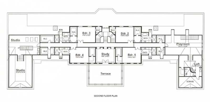 SECOND FLOOR PLAN