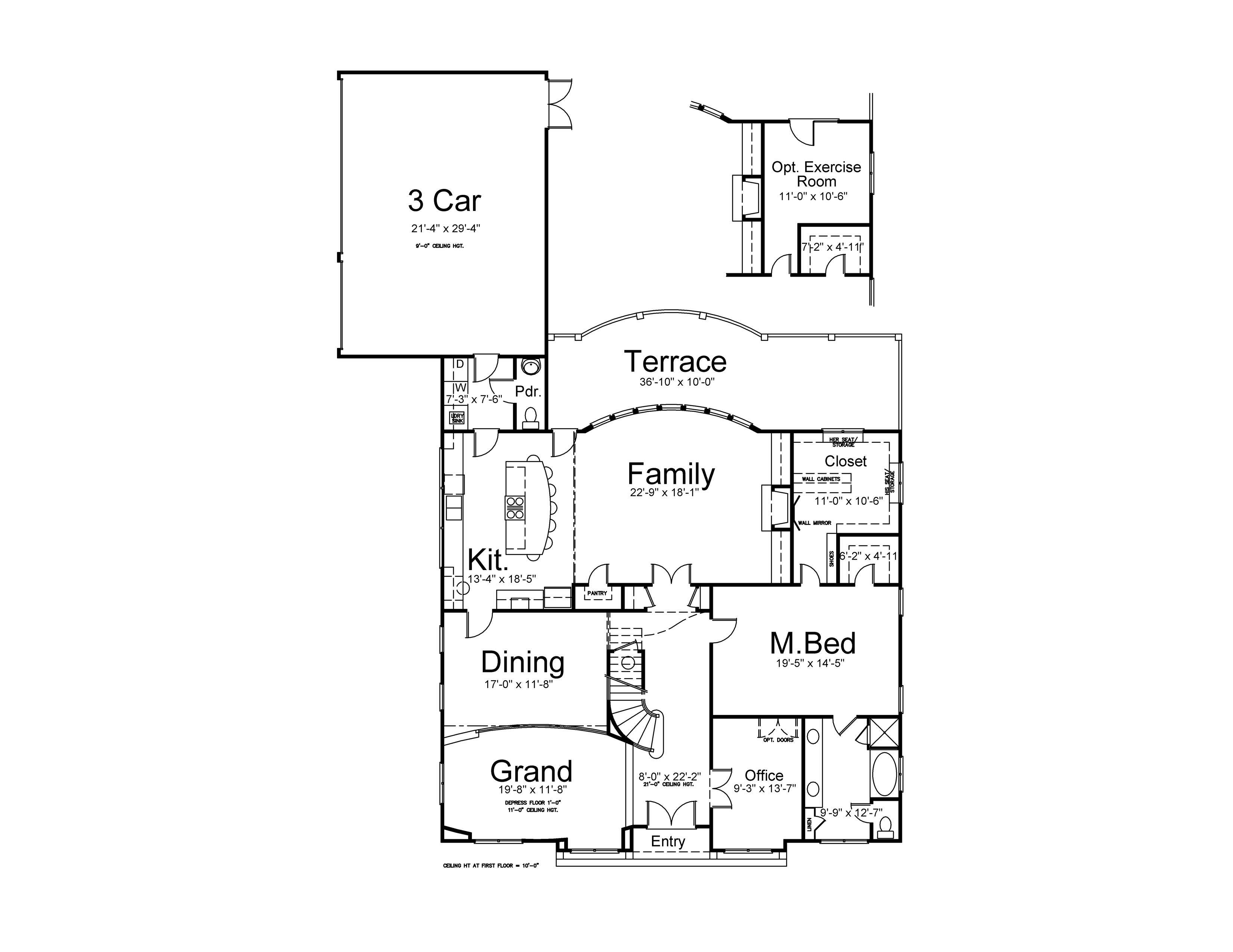 Floor Plan First Story
