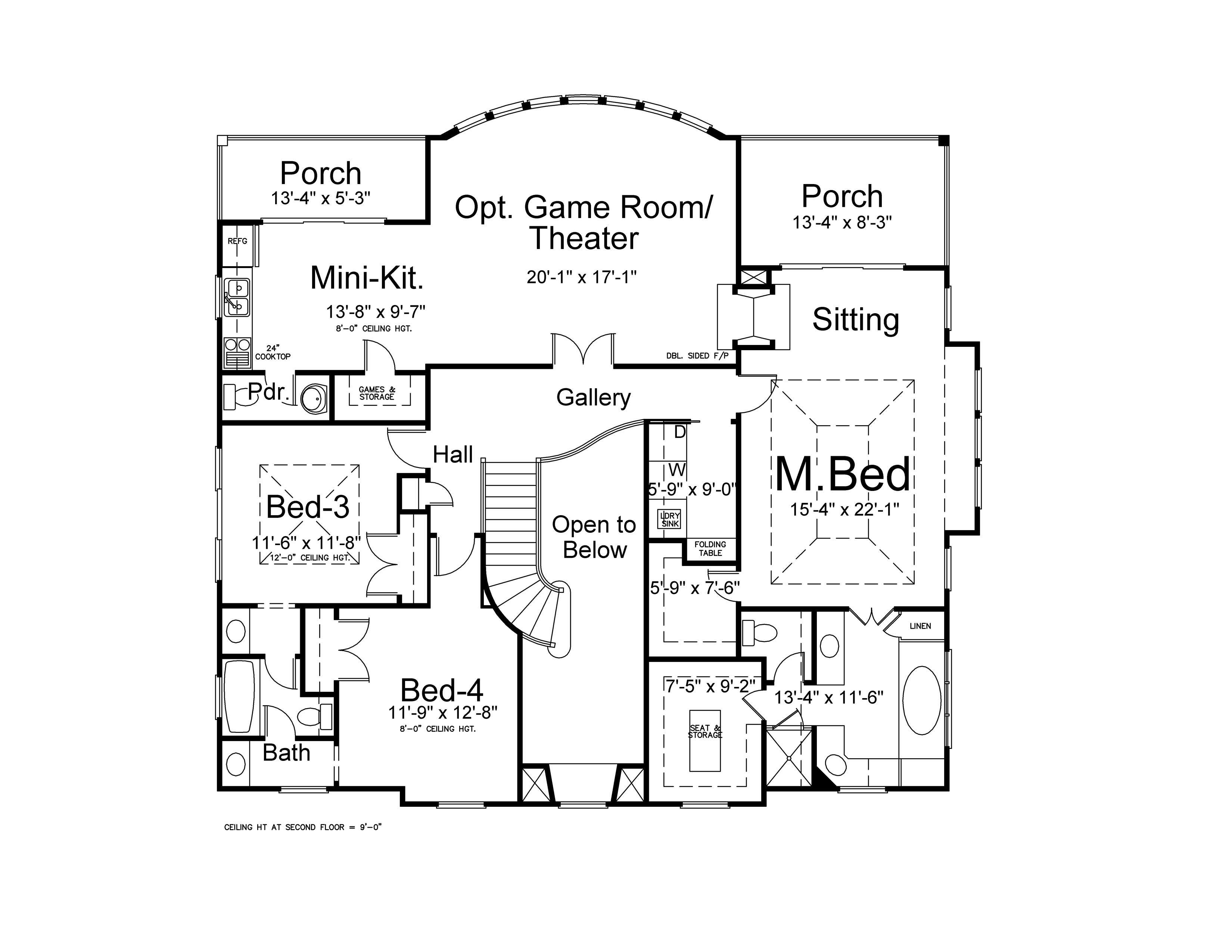 Floor Plan Second Story