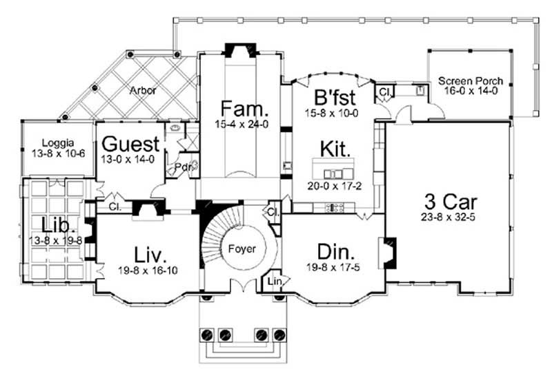 Floor Plan First Story