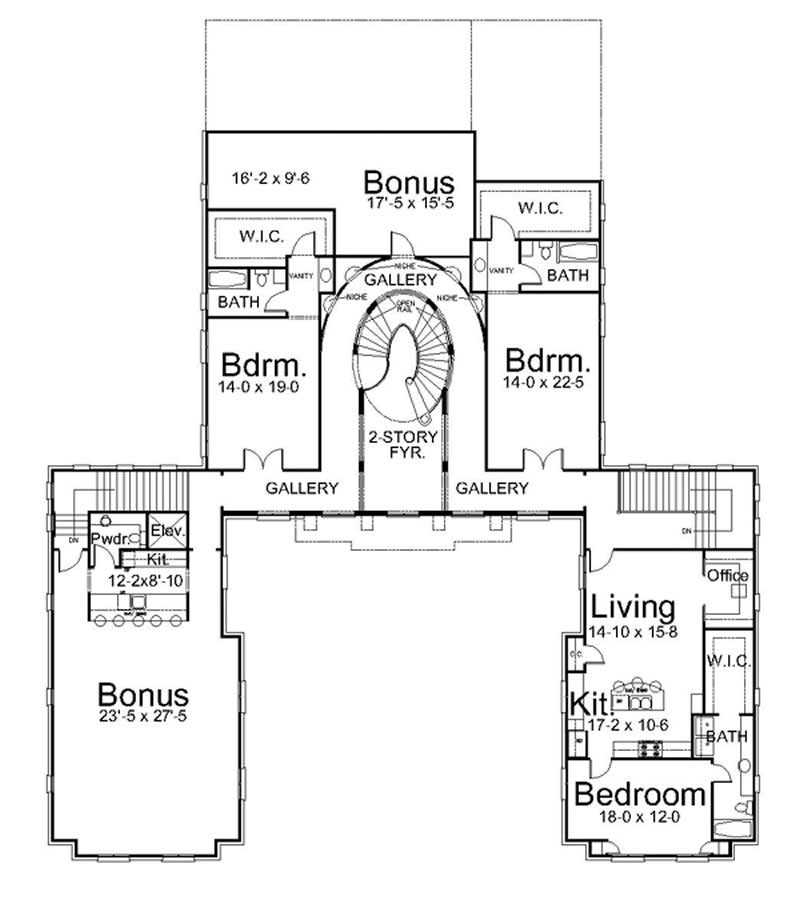 SECOND FLOOR PLAN