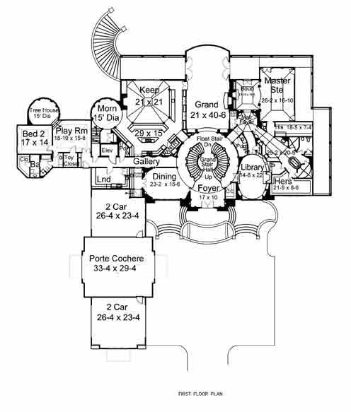 Floor Plan First Story
