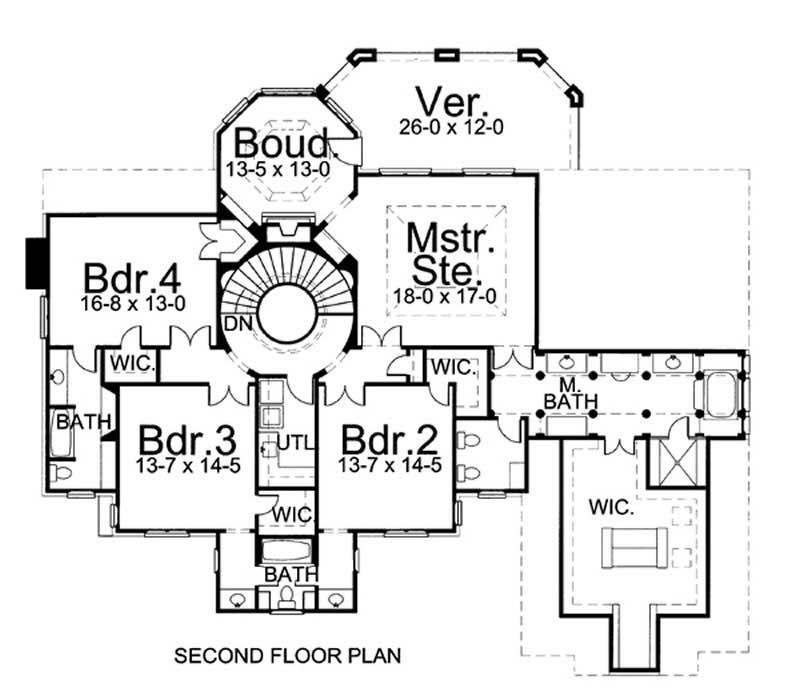 SECOND FLOOR PLAN