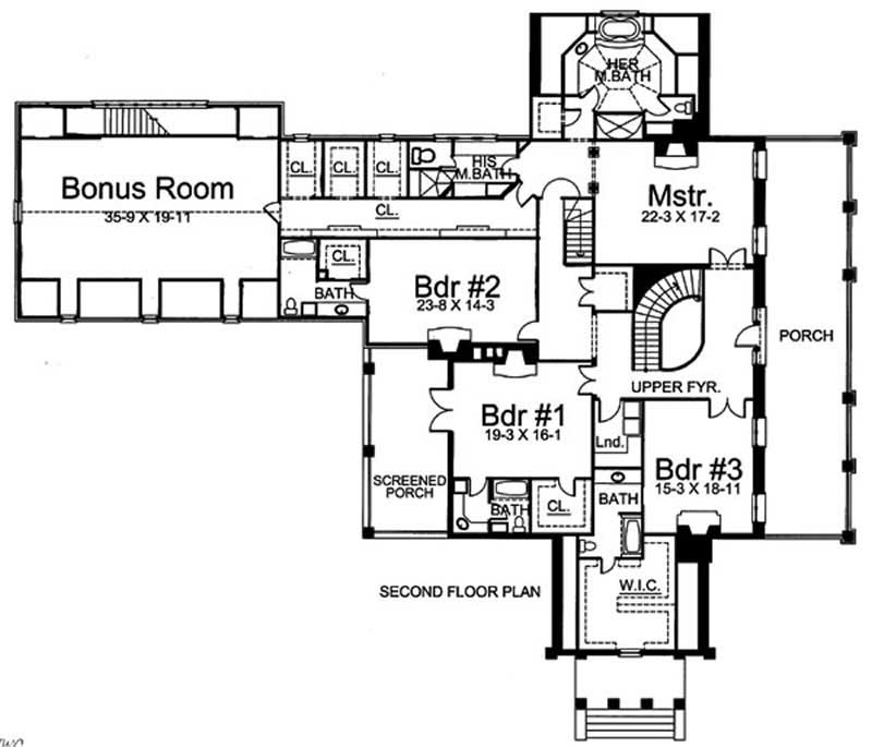 SECOND FLOOR PLAN