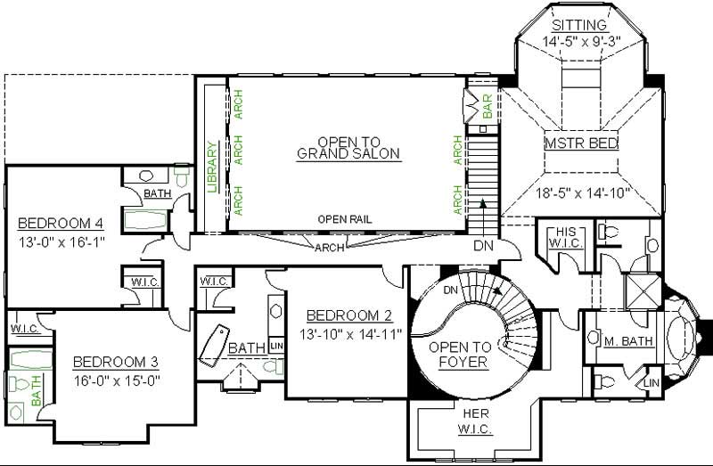 SECOND FLOOR PLAN