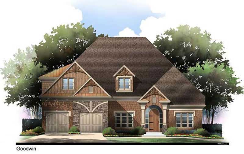 3-Bedroom, 2311 Sq Ft Arts and Crafts House Plan - 106-1101 - Front Exterior