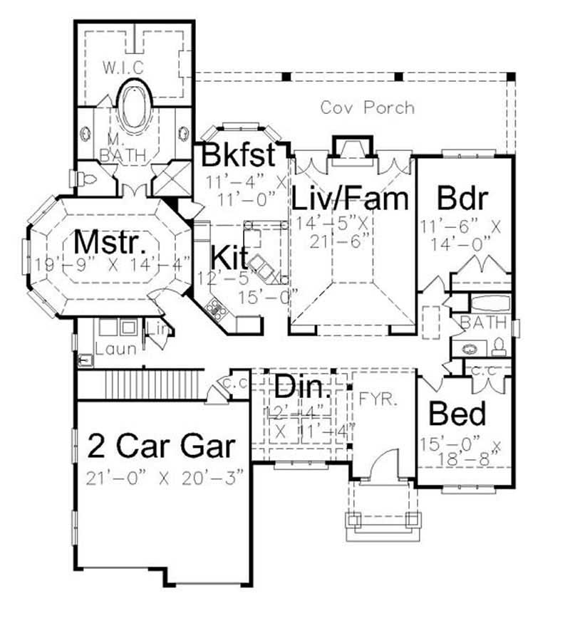 Floor Plan First Story