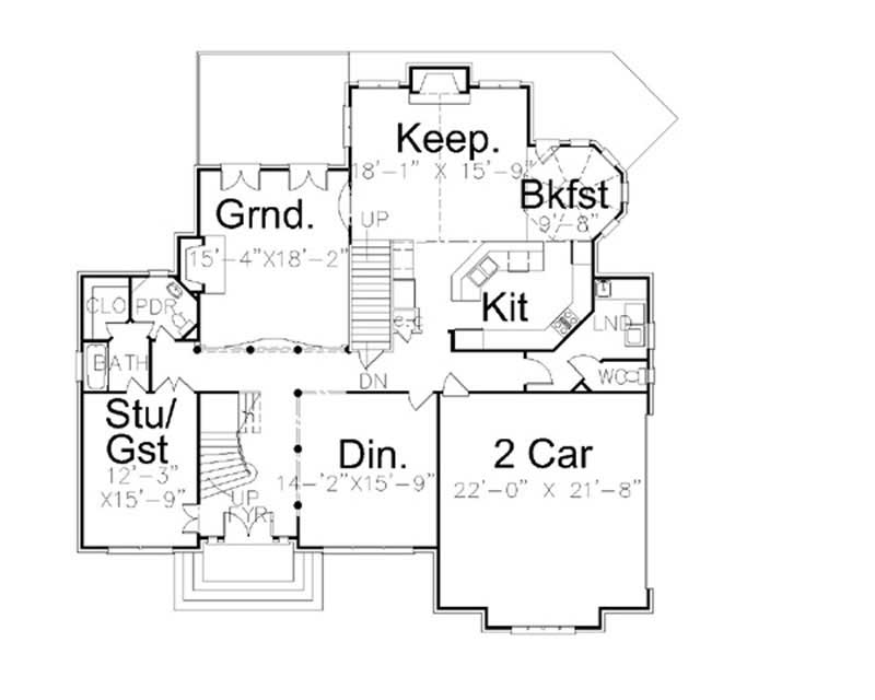 Floor Plan Main Level