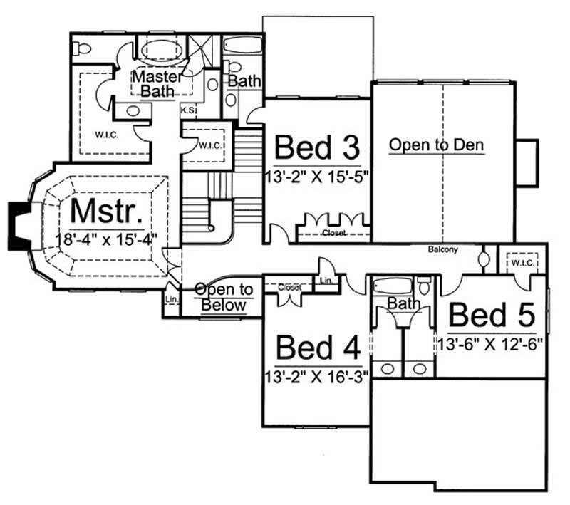 SECOND FLOOR PLAN