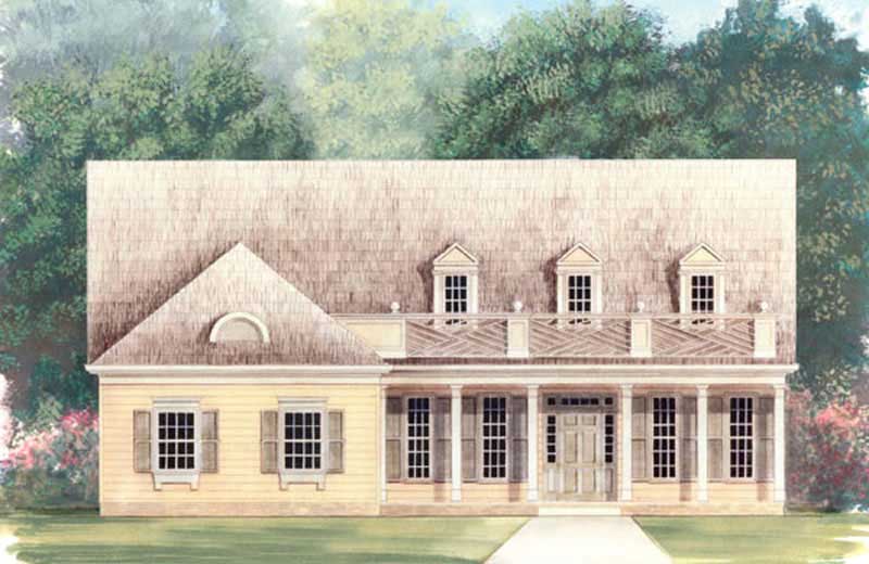 3-Bedroom, 1746 Sq Ft European Home Plan - 106-1140 - Main Exterior