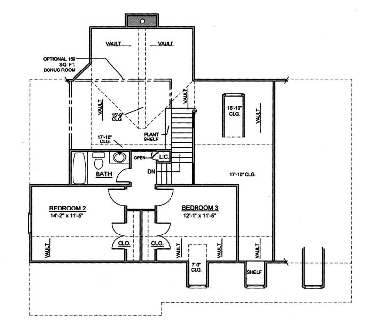 SECOND FLOOR PLAN