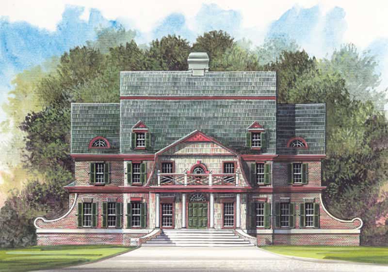 4-Bedroom, 3054 Sq Ft European House Plan - 106-1145 - Front Exterior