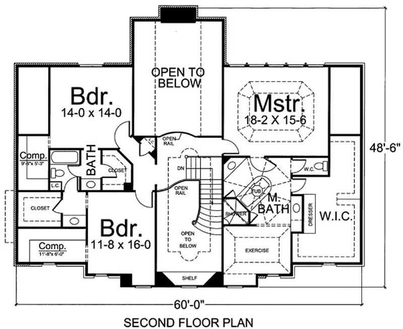 SECOND FLOOR PLAN