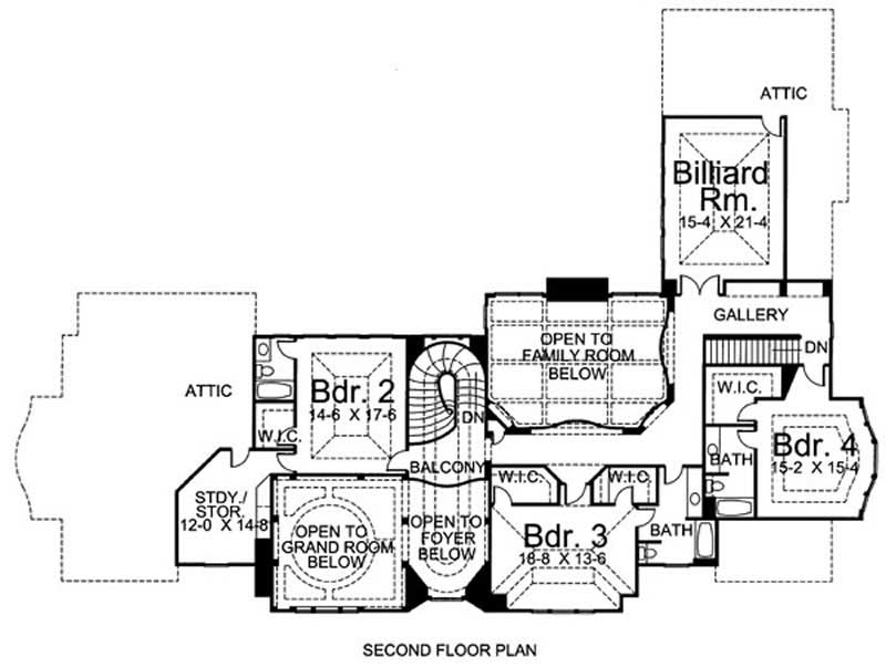 SECOND FLOOR PLAN