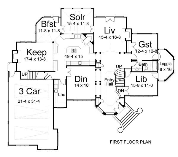 Floor Plan First Story