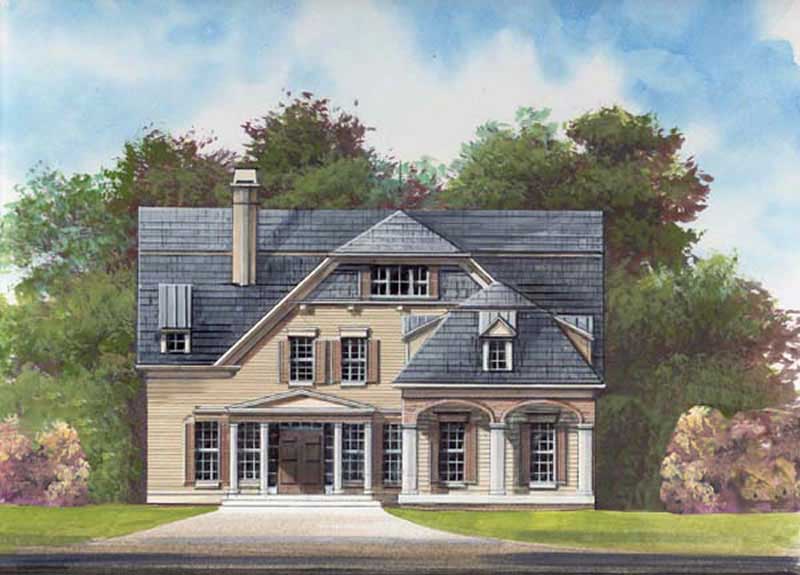 3-Bedroom, 2505 Sq Ft European House Plan - 106-1160 - Front Exterior
