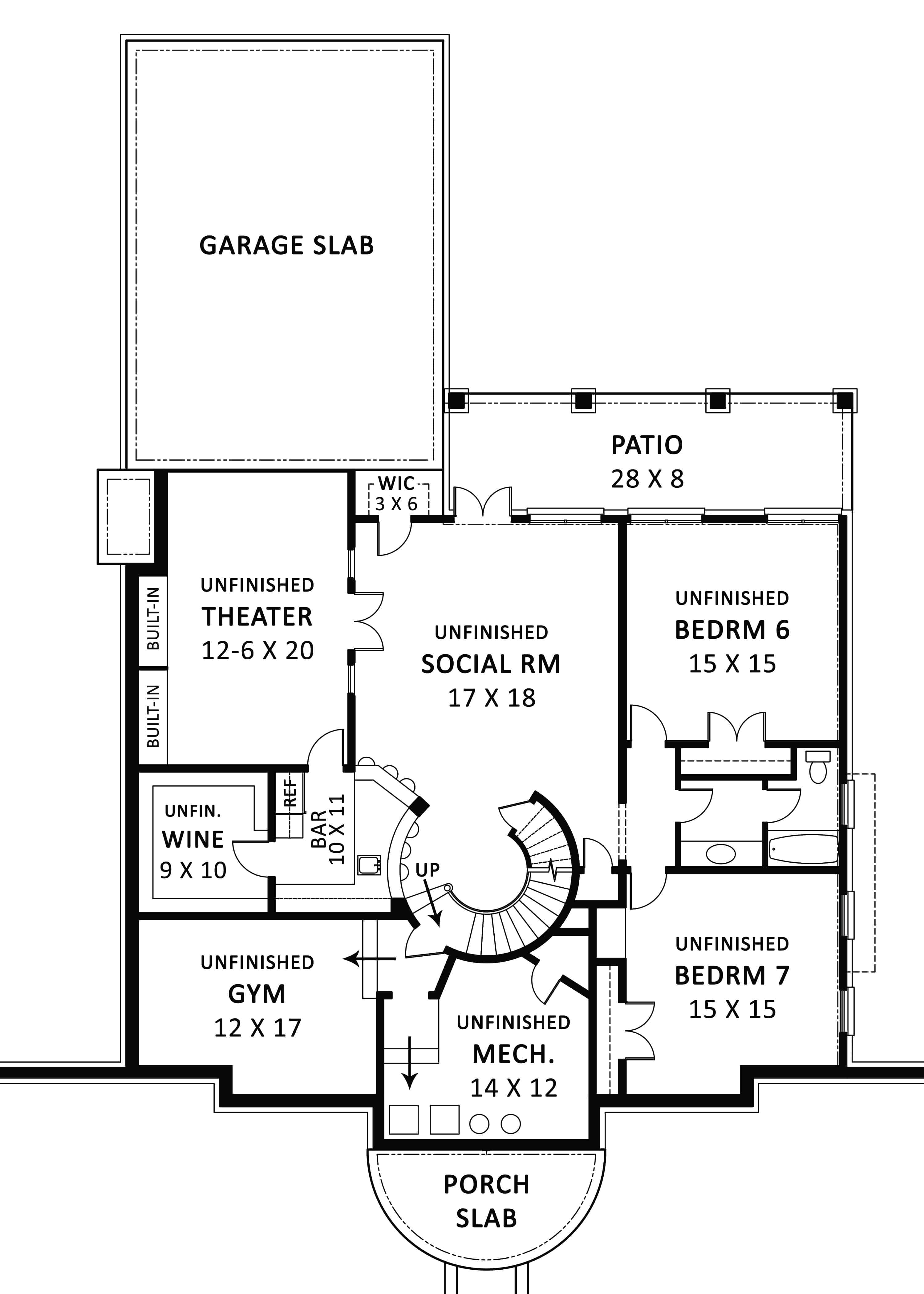 Basement Option Layout
