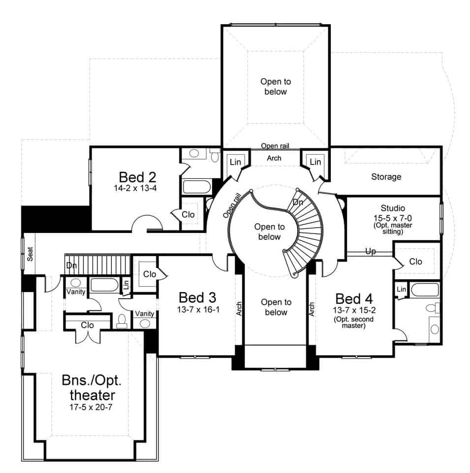 SECOND FLOOR PLAN