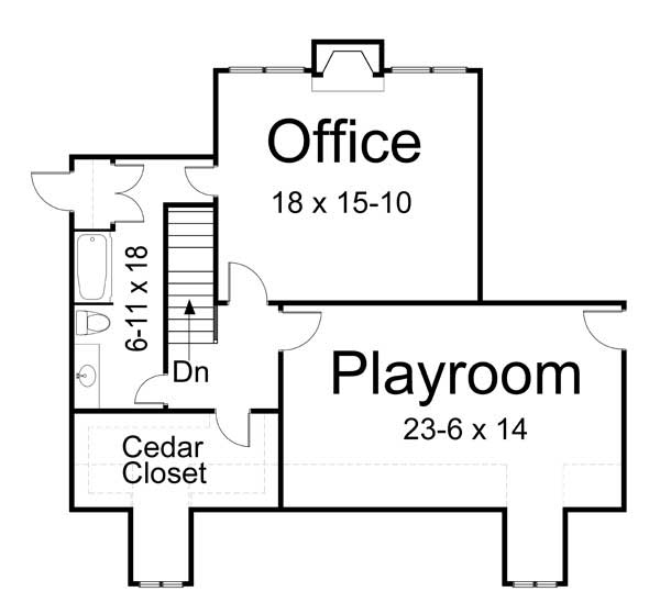 Optional Floor Plan Second Story