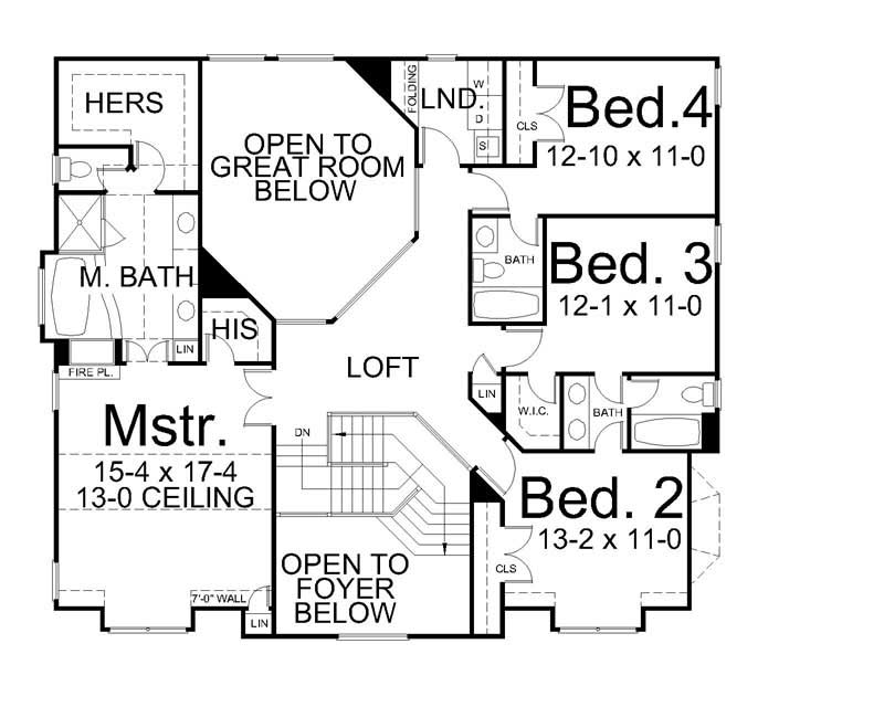 SECOND FLOOR PLAN