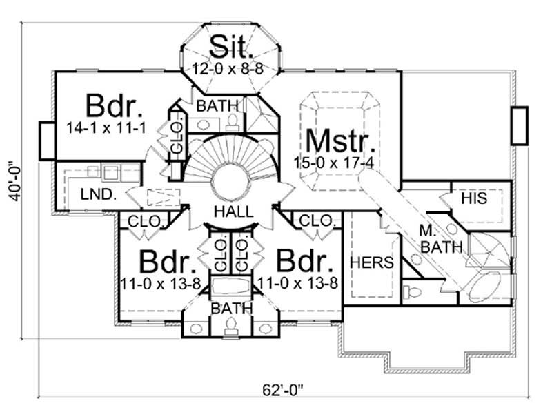 SECOND FLOOR PLAN