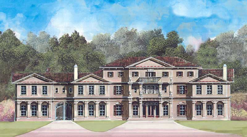 5-Bedroom, 6747 Sq Ft Colonial House Plan - 106-1234 - Front Exterior