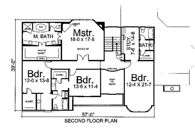 SECOND FLOOR PLAN
