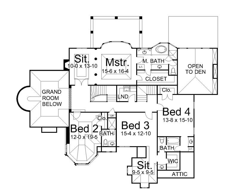 SECOND FLOOR PLAN