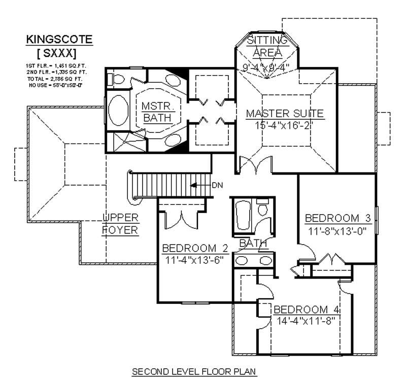 SECOOND FLOOR PLAN