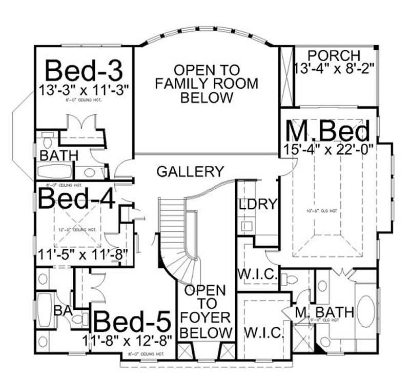 Floor Plan Second Story