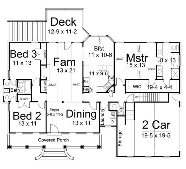 Floor Plan First Story