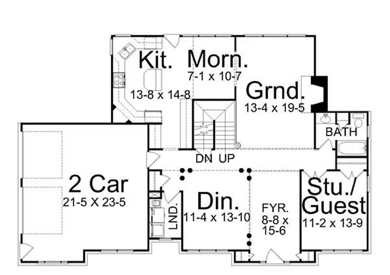 MAIN LEVEL FLOOR PLAN