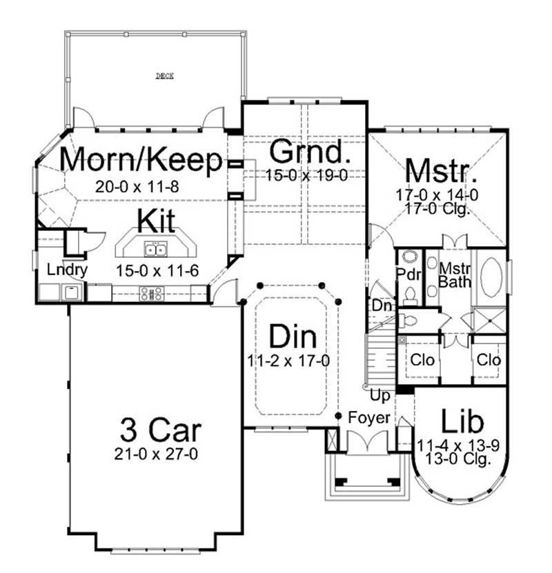 MAIN LEVEL FLOOR PLAN