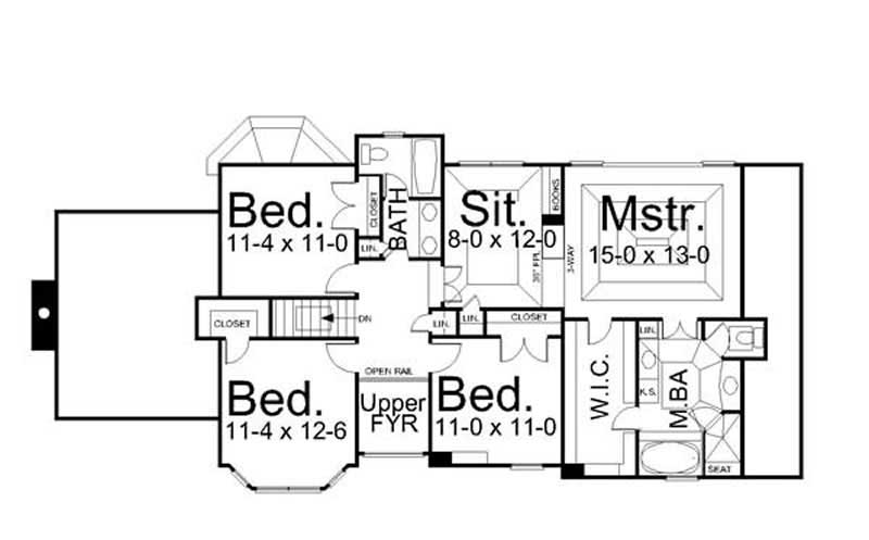 Floor Plan Second Story
