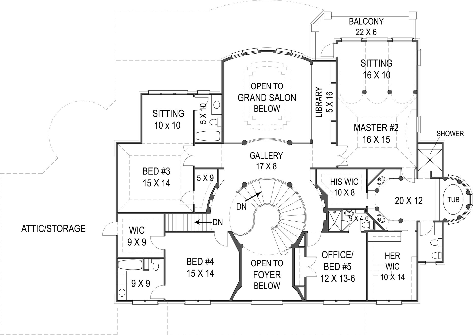 Floor Plan Upper Level